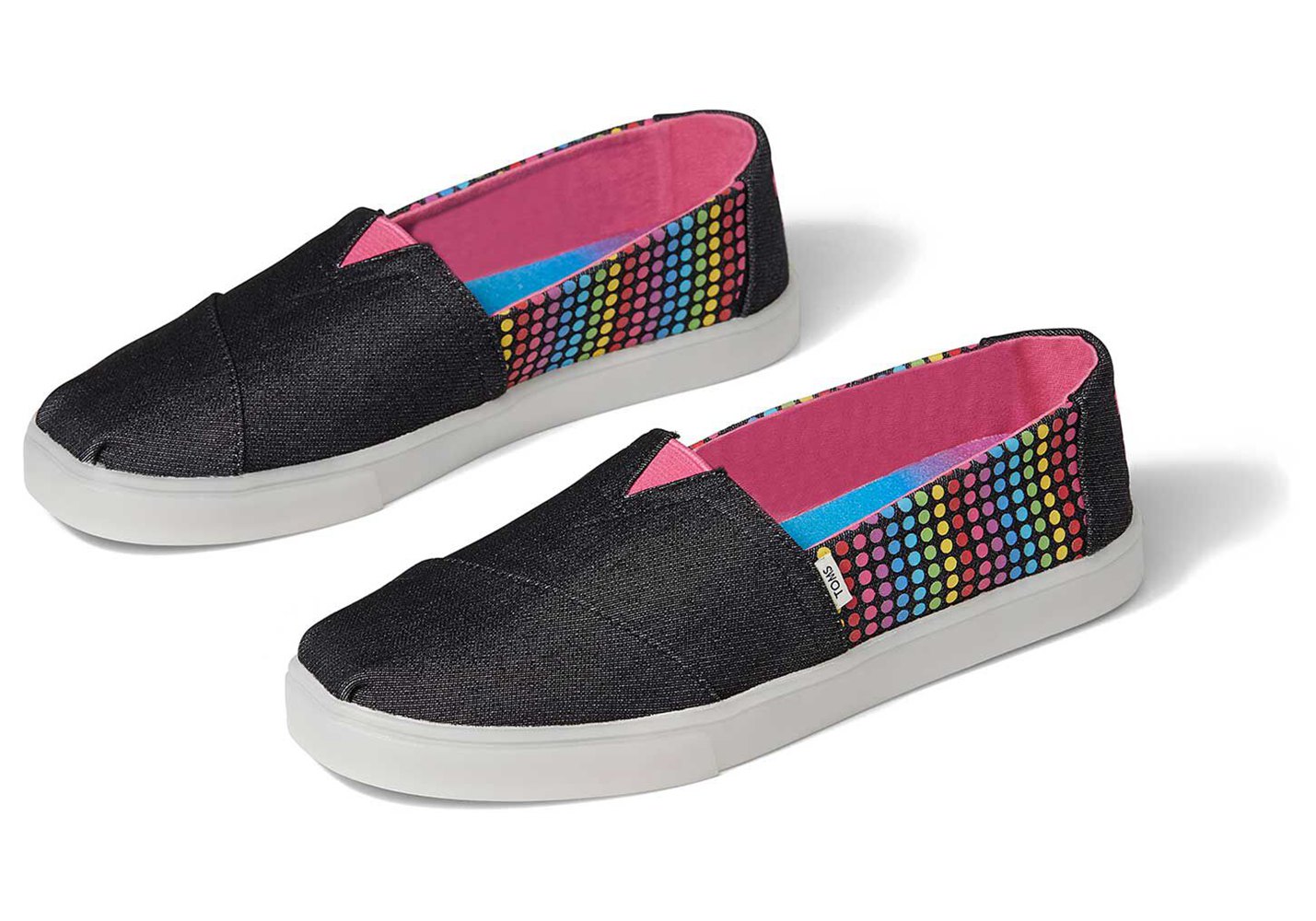 Toms Alpargata Cupsole Lite Brite Espadrille Black - Womens - 20964-CTHU